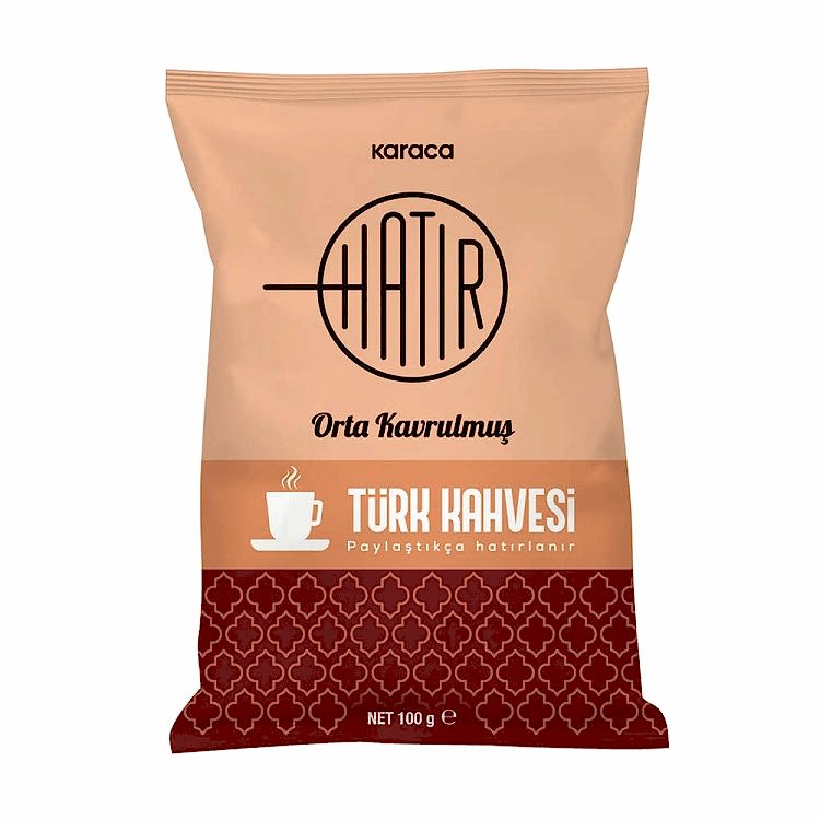 Karaca Hatır Orta Kavrulmuş Bol Köpüklü Türk Kahvesi 100gr